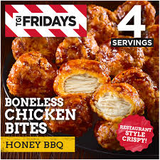 Tgi Fridays Honey Bbq Boneless Chicken Bites Frozen Snacks 15 Oz Box Walmart Com