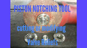 How To Make Piston Notching Tool || Cutting Or Modifying Valve Reliefs -  Youtube