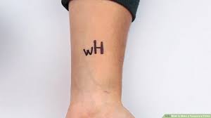 Picking a scab off too early could pull out ink. 4 Ways To Make A Temporary Tattoo Wikihow