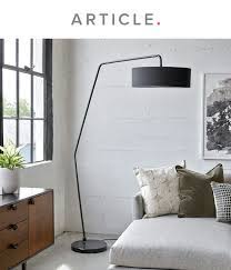 Heron Black Floor Lamp In 2021 Black Floor Lamp Floor Lamps Living Room Floor Lamp Bedroom