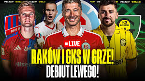 Poranek Weszło LIVE. Debiut Lewego, Raków i GieKSa zaczynają walkę w Europie