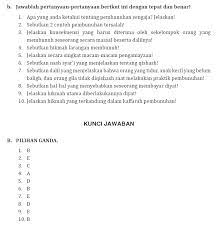 Maybe you would like to learn more about one of these? Manusa Kertajati Majalengka Kumpulan Soal Latihan Pilihan Ganda Dan Esay Mata Pelajaran Fiqih Kelas Xi Sebelas Bab I Tentang Jinayat Di Sertai Dengan Lembar Kunci Jawaban Dan Pembahasannya Selamat Mencoba