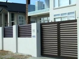 Find cool ultra modern mansion blueprints, small contemporary 1 story home plans & more! Simple House Fence Design Photos