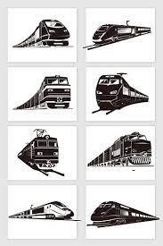Drawing Black And White Train High Speed Rail Vector Png Images Ai Free Download Pikbest High Speed Rail Train Drawing Black And White