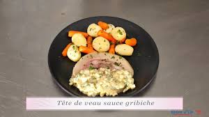 Dans 1 bol mettre la moutarde, le. Tete De Veau Sauce Gribiche Youtube