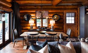 Cedar voyageur unassembled log bed kit. Rosseau Log Cabin Dining Room Contemporary Dining Room Toronto By Colin Justin Houzz