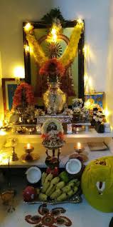 Pin By Megha Manjunath On Lakshmi Pooja Decoration In 2020 Table Decorations Decor Home Decor