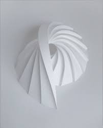 Geometric Paper Sculpture In 2020 Paper Art Sculpture Paper Wall Art Paper Sculpture