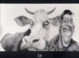 All orders are custom made and most ship worldwide within 24 hours. La Vache Et Le Prisonnier Animal Caricature Cartoon Drawings Cow Art