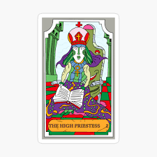 The High Priestess JoJo Tarot Card - HD