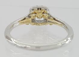 Enchanted Disney Tinker Bell 34 ct Princess Diamond 14K Halo Engagement  Ring | eBay