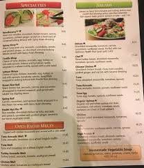 Health Nut Menu In Woodland Hills California Usa