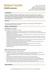 Back to cover letter samples. Hr Coordinator Resume Samples Qwikresume