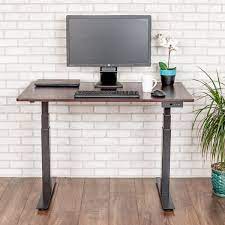 Maybe you would like to learn more about one of these? Luxor Stande 60 Bk Dw Electric Adjustable Standing Desk With Black Frame And Dark Walnut Desktop 60