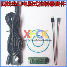 Free Shipping 4 Wire Resistive Touch Screen Ps2 Com Ps2 Rs232 Serial Mouse Controller Driver Card Socket Driver Card Serial Mouse Tablet Accessories
