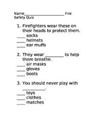 In busy workplaces like warehouses, factories, construction sites, and hospitals, employees can be put at risk for inj. Fire Safety Quiz Worksheets Teaching Resources Tpt