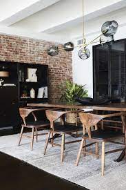15 Narrow Dining Tables For Small Spaces Gallery Ideas Table Diningtable Furnitur Mid Century Dining Room Mid Century Modern Dining Room Dining Room Decor