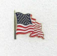 Usa Waving American Flag Lapel Hat Pin American Flag Hat Pins Flag
