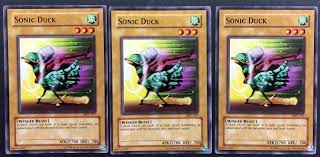 YUGIOH 3x Sonic Duck Magicians Force MFC-057 Unlimited Common MP Playset |  eBay