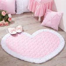 Cute Kawaii Home Decor Room Bedroom Home Heart Pink Sweet Girly Rose Roses Rug Frilly Pink Room Cute Home Decor Girly Room