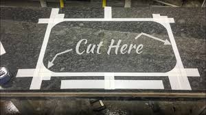 how to cut / polish undermount sink in
