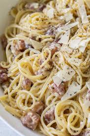 Untuk sos prego, pemilik resepi menggunakan jenis 'carbonara mushroom'. Easy And Delicious Carbonara Recipe Sugar And Charm