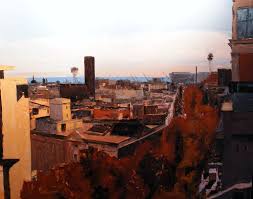 293.175 fotos e imágenes de birds eye view city. Birds Eye View Of Ramblas Of Barcelona Painting By Sofia Buxo Saatchi Art