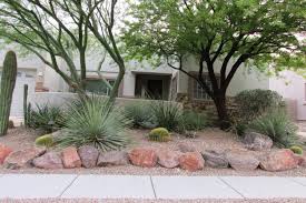 How does xeriscaping save water? Landscape Rock Arizona Desert Xeriscape