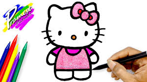Download gambar mewarnai kartun hello kitty cetak. Hello Kitty Glitter Menggambar Dan Mewarnai Kartun Anak Youtube