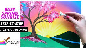 Check spelling or type a new query. New Video Easy Acrylic Painting Tutorial For Beginners A New Day Simple Spring Sunrise Landscape Skye Pratt Teaching Artist