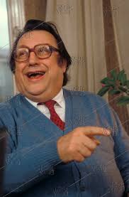 Raymond Devos (1922-2006), French humorist. Paris, 1982.