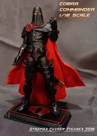 A real american hero franchise. Stronox Custom Figures Gi Joe Cobra Commander