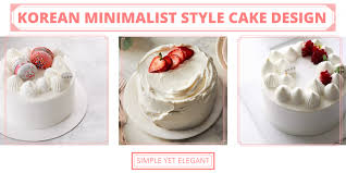 We welcome those who want to. Food Korean Minimal Cakes Design Simple Yet Elegant