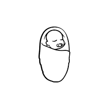 175 Baby Wrapped In Blanket Illustrations Clip Art Istock