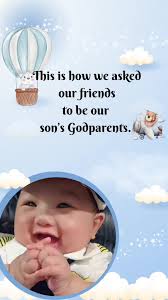 DIY Godparents proposal. 💙 #canva #godparentsproposalideas  #godparentproposal #canvadesign #diymomsoftiktok #babytsao #teamdecember  #babychristening #babybaptism #fyp #foryou