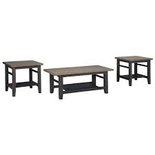 Room Solutions By Ashley Blaircott 3 Piece Table Set At Menards Room Solutions Reg By Ashley Reg Blaircott 3 Piece Dining Room Office Coffee Table Table