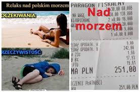 Wysokie temperatury zachęcają do spędzania pierwszych urlopów nad morzem. Wakacje Memy Artykuly Dziennik Baltycki