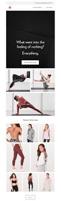 We found more than a dozen fashion fitness wear. 3 Fitness Brands With Stunning Email Campaigns Email Design