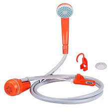 Portable Camping Shower Acetek Upgraded Usb Rechargeable Battery Powered Outdoor Handheld Shower With 2 Portable Camping Shower Camping Shower Hand Held Shower