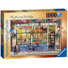 We do not use low quality inkjet prints or cheap heat transfer images. Ravensburger The Greatest Bookshop 1000 Piece Jigsaw Puzzle Smyths Toys Ireland
