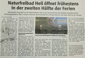 Zur information aus dem aktuellen rechtsprechungsticker: Naturfreibad Heil Hallo Liebe Badegaste Der Ein Oder Andere Hat Es Sicherlich Bereits Der Tagespresse Entnommen Wir Offnen Fruhestens In Der Zweiten Halfte Der Ferien Aktuell Konzentrieren Wir Uns Weiterhin