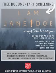 About the i am jane doe movie trailer i am jane doe, narrated by academy award nominee jessica chastain and directed by. Documentary Screening I Am Jane Doe Visit Santa Monica