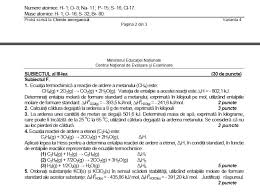 Voici les sujets et les corrigés de l'épreuve de physique chimie de 2018 et 2019. Subiecte Bac Chimie AnorganicÄ 2017 Cat De Dificile Au Fost Subiectele
