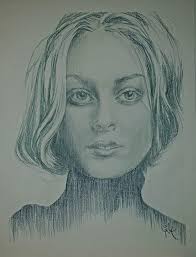 Succulent drawing with coloured pencils