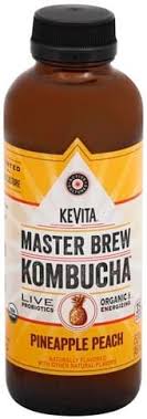 Kevita pineapple peach master brew kombucha is invigorating with a bold and smooth taste and fermented with a kombucha tea culture. Kevita Master Brew Pineapple Peach Kombucha 15 2 Oz Nutrition Information Innit