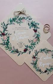 Faire Part De Mariage Couronne De Fleurs Faire Part Mariage Fleur Faire Part Mariage Faire Part Mariage Champetre