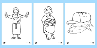 600x405 amelia bedelia coloring pages coloring pages fish template. The Loaves And Fishes Story Colouring Sheets Teacher Made