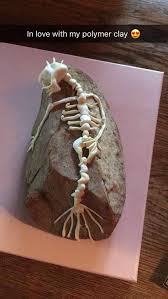 Do you want to make your own fossils? Mum Bought Me Clay For Christmas And I M Enjoying Making Creepy Things Polymerclay