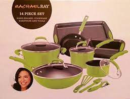 Check spelling or type a new query. Rachael Ray Green Lime Cookware Set Pots Pans 14 Pieces Cookware Set Cookware Set Nonstick Cookware Set Stainless Steel