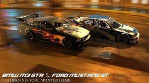 Nfs Most Wanted Bmw M3 Gtr And Ford Mustang Gt By No0bplayer In 2021 Ford Mustang Gt Bmw M3 Mustang Gt